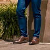 Scarpe eleganti da uomo 896 a caffè