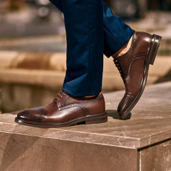 Scarpe eleganti da uomo 896 a caffè lifestyle