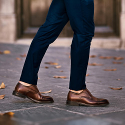 Scarpe eleganti da uomo 896 a caffè