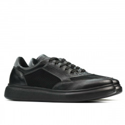 Scarpe casual/sport uomo 906 nero combinato