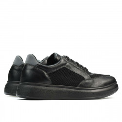 Scarpe casual/sport uomo 906 nero combinato