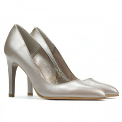 Scarpe eleganti donna 1276 cappuccino madreperla