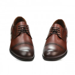 Scarpe eleganti adolescenti 396 a cognac