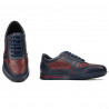 Scarpe sportive adolescenti 377 indaco+bordò
