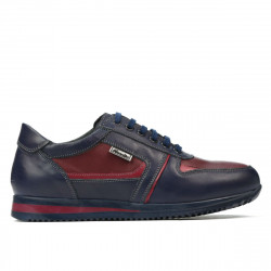 Scarpe sportive adolescenti 377 indaco+bordò