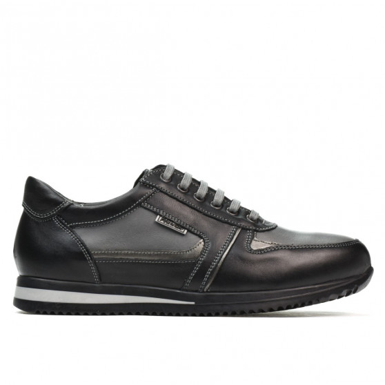 Scarpe adolescenti 377 nero+grigio