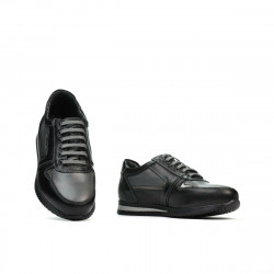 Scarpe adolescenti 377 nero+grigio