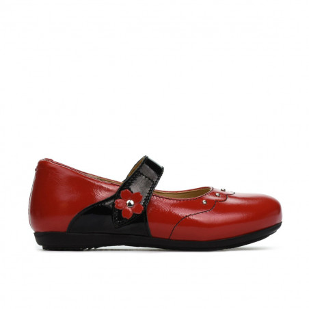 Scarpe per bambini piccoli 68c vernice rossa combinata