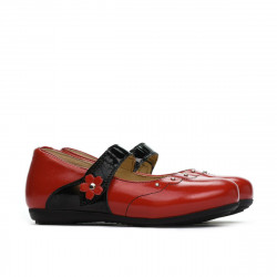 Scarpe per bambini piccoli 68c vernice rossa combinata