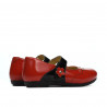 Scarpe per bambini piccoli 68c vernice rossa combinata