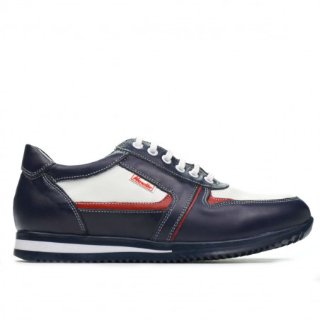 Scarpe sportive adolescenti 377 indaco+bianco