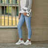 Scarpe sportive da donna 6015 bianco perla combinato