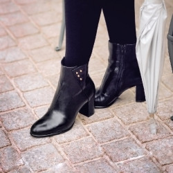 Scarponcini donna 1166 nero lifestyle