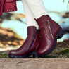 Stivaletti donna 3322 bordeaux lifestyle