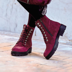 Stivaletti donna 3336 bufo bordeaux