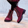 Stivaletti donna 3336 bufo bordeaux