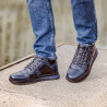 Scarpe casual uomo 4110 indaco+nero