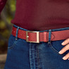 Cintura donna 10m biz rosso