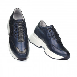 Scarpe sportive da donna 6019 indaco perlato combinato