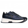 Scarpe sportive da donna 6019 indaco perlato combinato