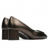 Scarpe eleganti donna 1274 marrone perlaceo