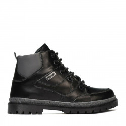 Stivaletti bambini 3017 nero+grigio
