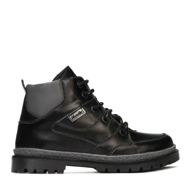 Stivaletti bambini 3017 nero+grigio