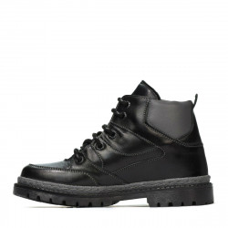 Stivaletti bambini 3017 nero+grigio