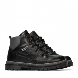 Stivaletti bambini 3017 nero+grigio