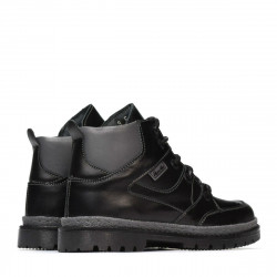 Stivaletti bambini 3017 nero+grigio