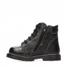 Stivaletti per bambini piccoli 102c nero combinato