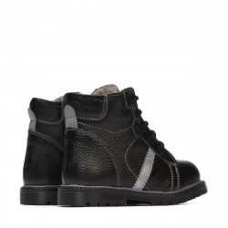 Stivaletti per bambini piccoli 102c nero combinato