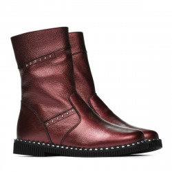 Stivali bambini 3019 bordeaux perlato