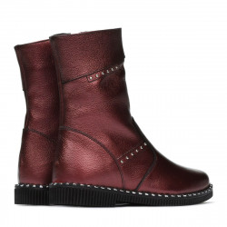 Stivali bambini 3019 bordeaux perlato