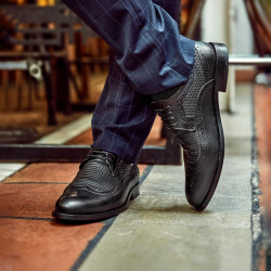Scarpe eleganti uomo 904 nero lifestyle
