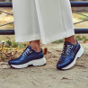 Scarpe sportive da donna 6019 indaco perlato combinato lifestyle
