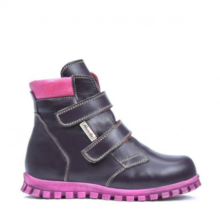 Stivaletti bambini piccoli 32c viola combinato