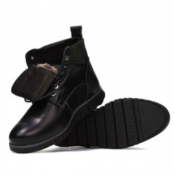 Stivali uomo 4108 nero+grigio