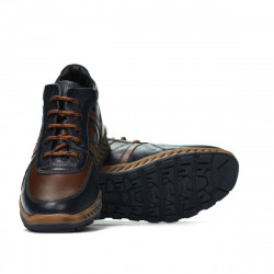 Scarponi uomo 4120 indaco+marrone