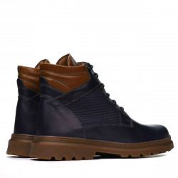 Stivali uomo 4119 indaco combinato