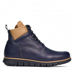 Stivaletti uomo 4108 indaco+marrone