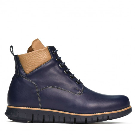 Stivaletti uomo 4108 indaco+marrone