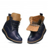 Stivaletti uomo 4108 indaco+marrone
