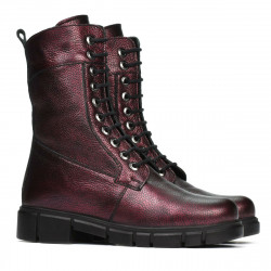 Stivaletti donna 3337-1 bordeaux perlato