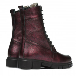 Stivaletti donna 3337-1 bordeaux perlato