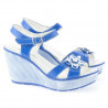 Sandali donna 5006 vernice blu