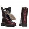 Stivaletti donna 3337-1 bordeaux perlato