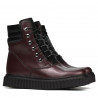 Scarpe donna 3343 bordeaux combinato