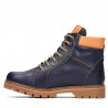 Stivaletti adolescenti 439-1 indaco+marrone