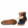 Stivaletti adolescenti 439-1 indaco+marrone